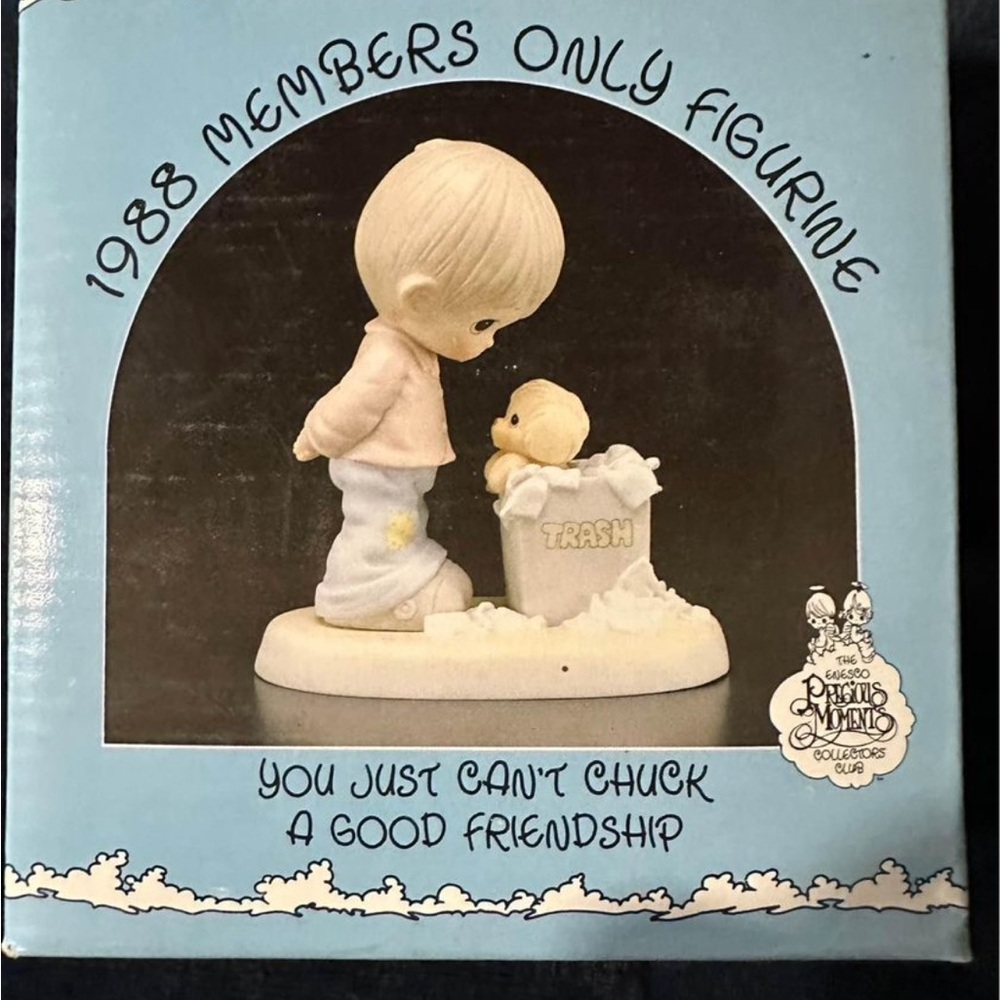Enesco Figurines “ you just can’t chuck a good friendship”  figurine